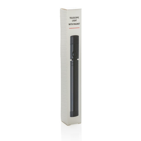 Teleskoplicht mit Magnet schwarz bedrucken, Art.-Nr. P513.651 Teleskoplicht mit Magnet schwarz bedrucken, Art.-Nr. P513.651
