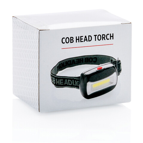 COB Kopflampe schwarz bedrucken, Art.-Nr. P513.691 COB Kopflampe schwarz bedrucken, Art.-Nr. P513.691