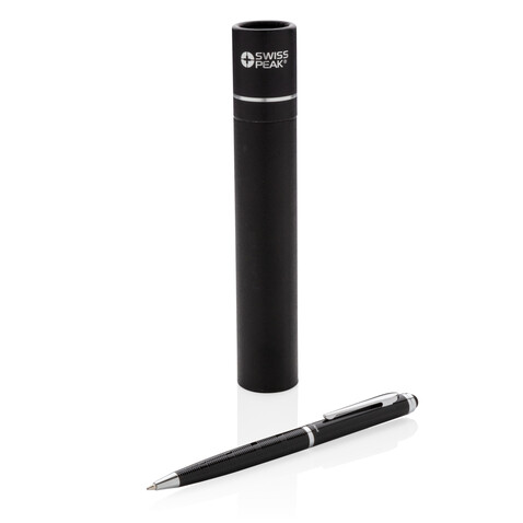 Deluxe Stylus schwarz, silber bedrucken, Art.-Nr. P610.440 Deluxe Stylus schwarz, silber bedrucken, Art.-Nr. P610.440