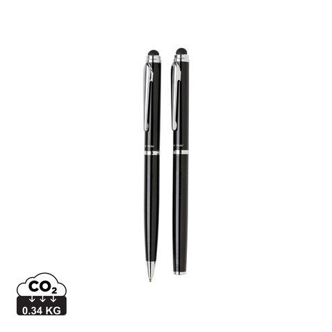 Deluxe Schreibset schwarz bedrucken, Art.-Nr. P610.450 Deluxe Schreibset schwarz bedrucken, Art.-Nr. P610.450