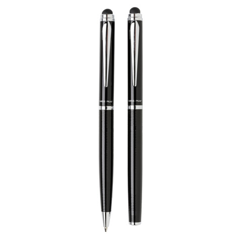 Deluxe Schreibset schwarz bedrucken, Art.-Nr. P610.450 Deluxe Schreibset schwarz bedrucken, Art.-Nr. P610.450