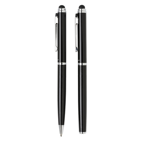 Deluxe Schreibset schwarz bedrucken, Art.-Nr. P610.450 Deluxe Schreibset schwarz bedrucken, Art.-Nr. P610.450