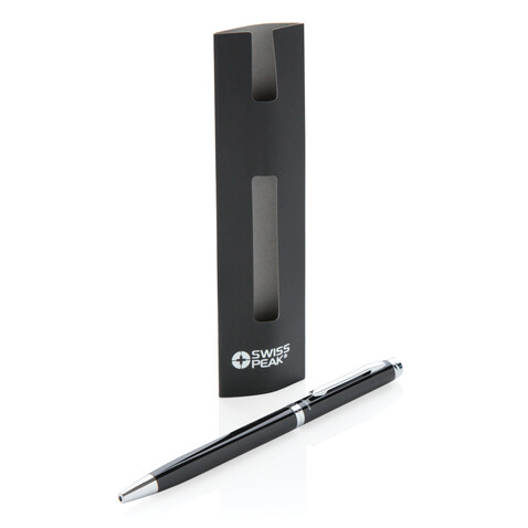Luzern Stift schwarz, silber bedrucken, Art.-Nr. P610.480