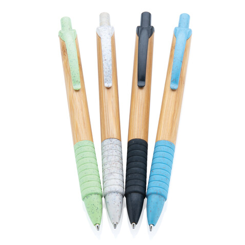 Bambus & Weizenstroh Stift schwarz bedrucken, Art.-Nr. P610.531 Bambus & Weizenstroh Stift schwarz bedrucken, Art.-Nr. P610.531