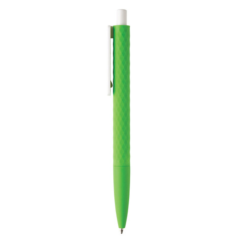 X3-Stift mit Smooth-Touch grün, weiß bedrucken, Art.-Nr. P610.967 X3-Stift mit Smooth-Touch grün, weiß bedrucken, Art.-Nr. P610.967