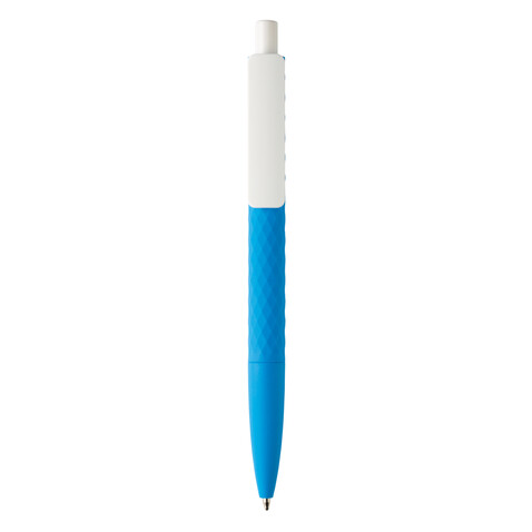 X3-Stift mit Smooth-Touch blau, weiß bedrucken, Art.-Nr. P610.965 X3-Stift mit Smooth-Touch blau, weiß bedrucken, Art.-Nr. P610.965