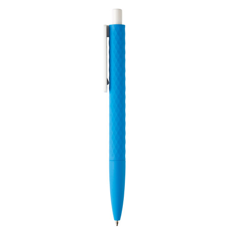 X3-Stift mit Smooth-Touch blau, weiß bedrucken, Art.-Nr. P610.965 X3-Stift mit Smooth-Touch blau, weiß bedrucken, Art.-Nr. P610.965