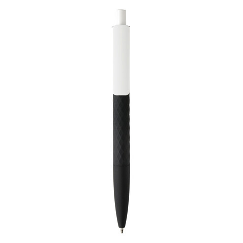 X3-Stift mit Smooth-Touch schwarz, weiß bedrucken, Art.-Nr. P610.961 X3-Stift mit Smooth-Touch schwarz, weiß bedrucken, Art.-Nr. P610.961