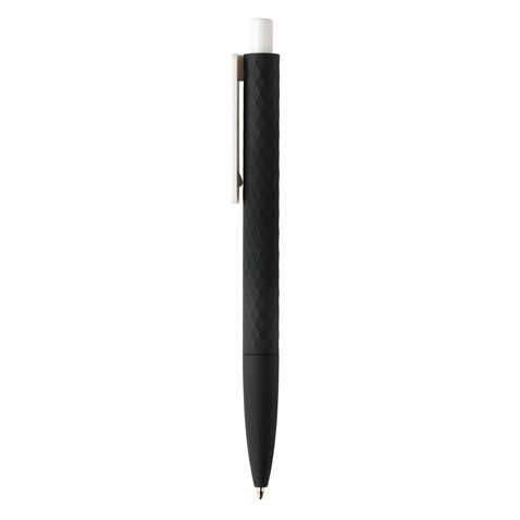 X3-Stift mit Smooth-Touch schwarz, weiß bedrucken, Art.-Nr. P610.961 X3-Stift mit Smooth-Touch schwarz, weiß bedrucken, Art.-Nr. P610.961