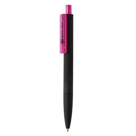 X3-Black mit Smooth-Touch rosa, schwarz bedrucken, Art.-Nr. P610.979 X3-Black mit Smooth-Touch rosa, schwarz bedrucken, Art.-Nr. P610.979