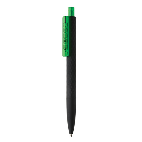 X3-Black mit Smooth-Touch grün, schwarz bedrucken, Art.-Nr. P610.977 X3-Black mit Smooth-Touch grün, schwarz bedrucken, Art.-Nr. P610.977