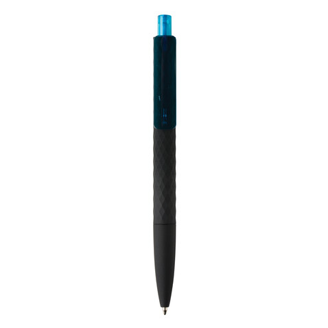 X3-Black mit Smooth-Touch hellblau, schwarz bedrucken, Art.-Nr. P610.975 X3-Black mit Smooth-Touch hellblau, schwarz bedrucken, Art.-Nr. P610.975