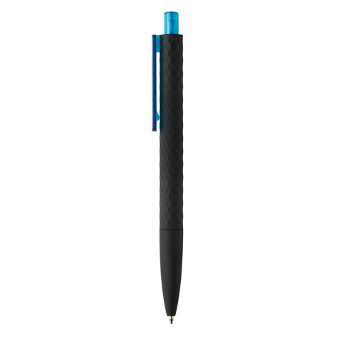 X3-Black mit Smooth-Touch hellblau, schwarz bedrucken, Art.-Nr. P610.975 X3-Black mit Smooth-Touch hellblau, schwarz bedrucken, Art.-Nr. P610.975