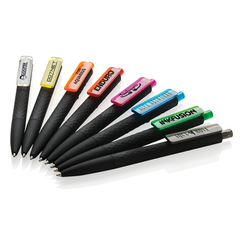 X3-Black mit Smooth-Touch transparent, schwarz bedrucken, Art.-Nr. P610.970