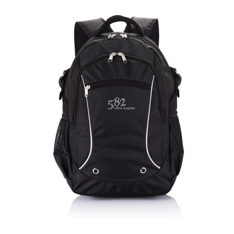 Denver Laptoprucksack schwarz bedrucken, Art.-Nr. P705.021