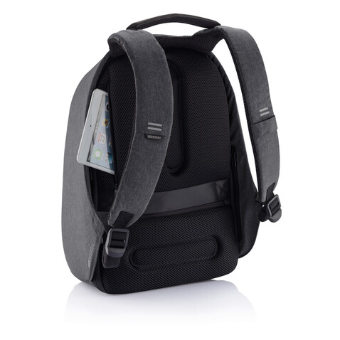 Bobby Hero Regular Anti-Diebstahl-Rucksack anthrazit, grau bedrucken, Art.-Nr. P705.291 Bobby Hero Regular Anti-Diebstahl-Rucksack anthrazit, grau bedrucken, Art.-Nr. P705.291