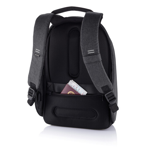 Bobby Hero Regular Anti-Diebstahl-Rucksack anthrazit, grau bedrucken, Art.-Nr. P705.291 Bobby Hero Regular Anti-Diebstahl-Rucksack anthrazit, grau bedrucken, Art.-Nr. P705.291
