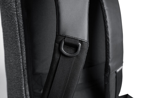 Urban schnitthemmender Anti-Diebstahl-Rucksack grau, schwarz bedrucken, Art.-Nr. P705.642 Urban schnitthemmender Anti-Diebstahl-Rucksack grau, schwarz bedrucken, Art.-Nr. P705.642