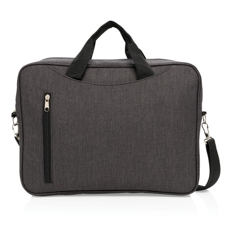 Basic 15” Laptop-Tasche anthrazit bedrucken, Art.-Nr. P730.021