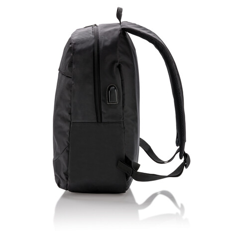 Power USB Laptop-Rucksack schwarz bedrucken, Art.-Nr. P732.061 Power USB Laptop-Rucksack schwarz bedrucken, Art.-Nr. P732.061