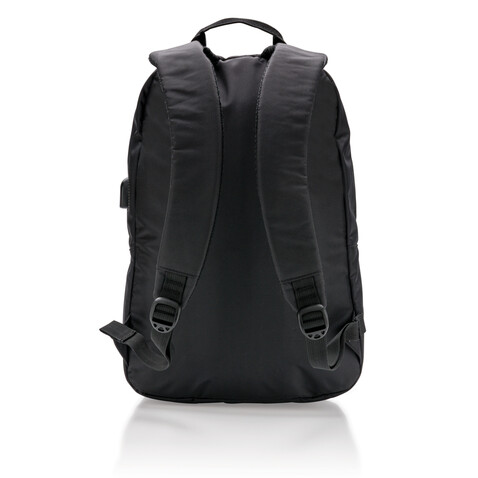 Power USB Laptop-Rucksack schwarz bedrucken, Art.-Nr. P732.061 Power USB Laptop-Rucksack schwarz bedrucken, Art.-Nr. P732.061