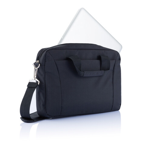 15,4” Messe Laptoptasche, PVC-frei schwarz bedrucken, Art.-Nr. P732.151 15,4” Messe Laptoptasche, PVC-frei schwarz bedrucken, Art.-Nr. P732.151