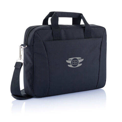 15,4” Messe Laptoptasche, PVC-frei schwarz bedrucken, Art.-Nr. P732.151 15,4” Messe Laptoptasche, PVC-frei schwarz bedrucken, Art.-Nr. P732.151