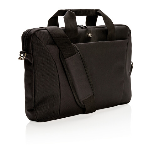 15,4” Laptoptasche schwarz bedrucken, Art.-Nr. P732.210
