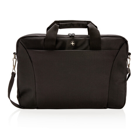 15,4” Laptoptasche schwarz bedrucken, Art.-Nr. P732.210