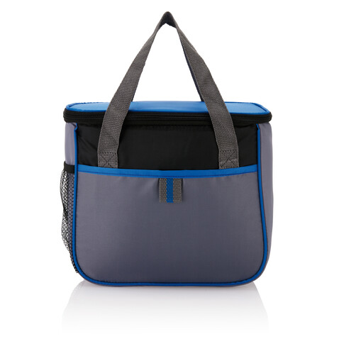 Basic Kühltasche blau, grau bedrucken, Art.-Nr. P733.030