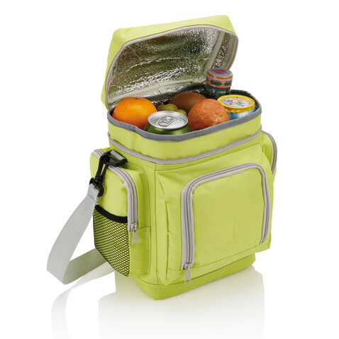 Deluxe Reise Kühltasche grün bedrucken, Art.-Nr. P733.067