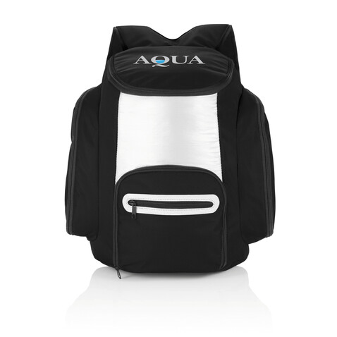 Kühlrucksack schwarz, silber bedrucken, Art.-Nr. P733.181 Kühlrucksack schwarz, silber bedrucken, Art.-Nr. P733.181