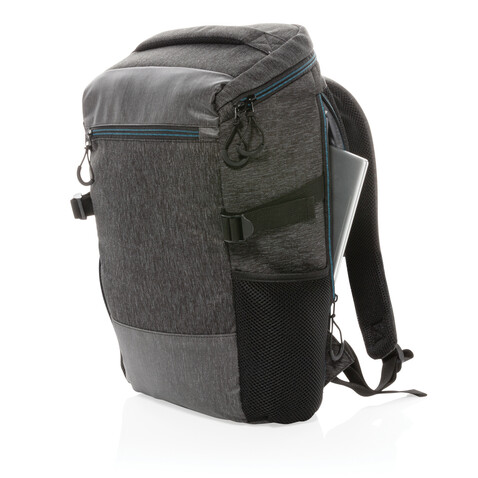 900D Easy Access 15.6" Laptop-Rucksack, PVC-frei schwarz bedrucken, Art.-Nr. P760.071