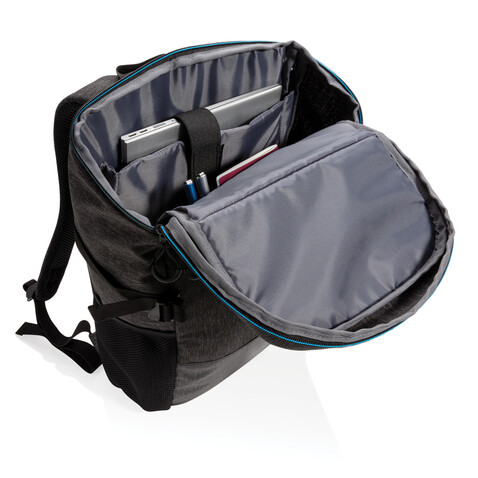 900D Easy Access 15.6" Laptop-Rucksack, PVC-frei schwarz bedrucken, Art.-Nr. P760.071