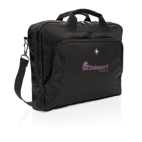 Deluxe 15” Laptop-Tasche schwarz bedrucken, Art.-Nr. P762.090 Deluxe 15” Laptop-Tasche schwarz bedrucken, Art.-Nr. P762.090