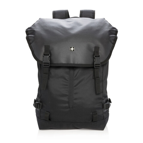17” Outdoor Laptop Rucksack schwarz bedrucken, Art.-Nr. P762.100