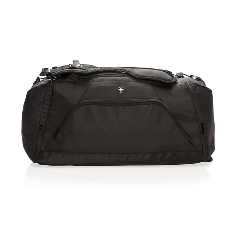 Swiss Peak RFID Wochenend- & Rucksacktasche schwarz bedrucken, Art.-Nr. P762.261 Swiss Peak RFID Wochenend- & Rucksacktasche schwarz bedrucken, Art.-Nr. P762.261