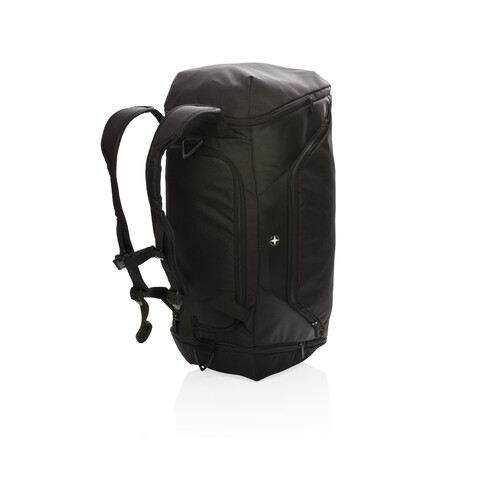 Swiss Peak RFID Wochenend- & Rucksacktasche schwarz bedrucken, Art.-Nr. P762.261 Swiss Peak RFID Wochenend- & Rucksacktasche schwarz bedrucken, Art.-Nr. P762.261