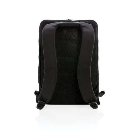 Swiss Peak 15" Anti-Diebstahl RFID & USB Rucksack schwarz bedrucken, Art.-Nr. P762.371 Swiss Peak 15" Anti-Diebstahl RFID & USB Rucksack schwarz bedrucken, Art.-Nr. P762.371
