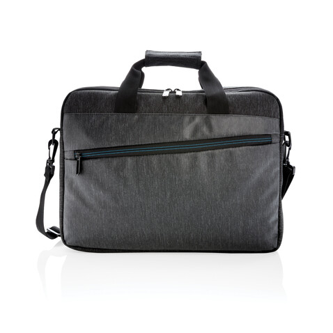 900D Laptop-Tasche, PVC-frei schwarz bedrucken, Art.-Nr. P762.421