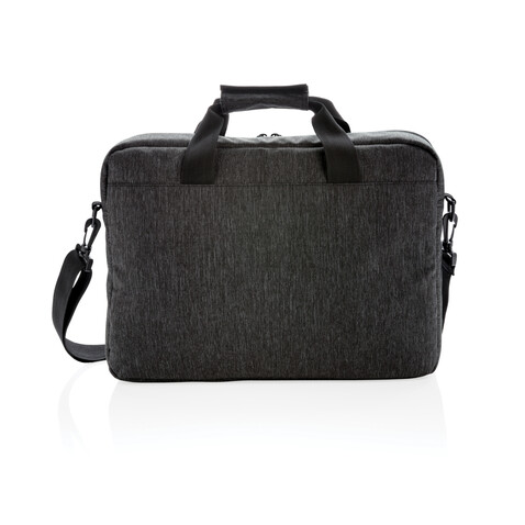 900D Laptop-Tasche, PVC-frei schwarz bedrucken, Art.-Nr. P762.421