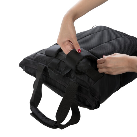 Swiss Peak RFID 15" Laptop-Trage-Tasche PVC-frei schwarz bedrucken, Art.-Nr. P762.451 Swiss Peak RFID 15" Laptop-Trage-Tasche PVC-frei schwarz bedrucken, Art.-Nr. P762.451