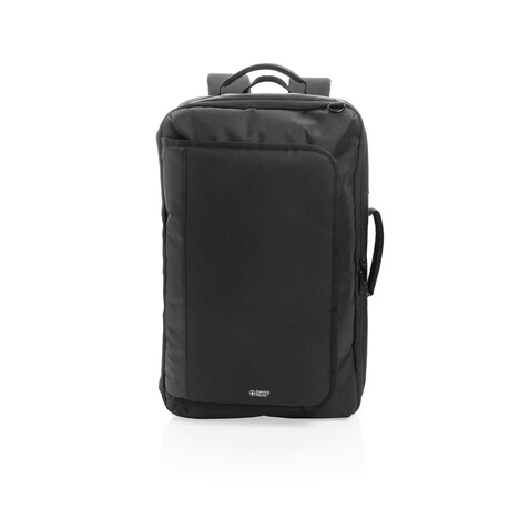 Swiss Peak wandelbarer Rucksack, PVC-frei schwarz bedrucken, Art.-Nr. P762.581