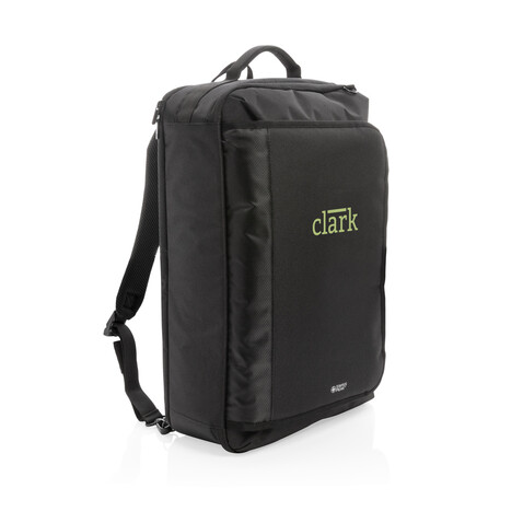 Swiss Peak wandelbarer Rucksack, PVC-frei schwarz bedrucken, Art.-Nr. P762.581