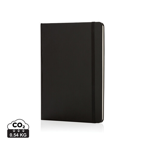 Basic Hardcover Notizbuch A5 schwarz bedrucken, Art.-Nr. P773.211 Basic Hardcover Notizbuch A5 schwarz bedrucken, Art.-Nr. P773.211