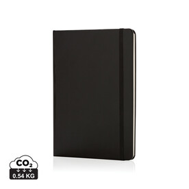 Basic Hardcover Notizbuch A5 schwarz bedrucken, Art.-Nr. P773.211
