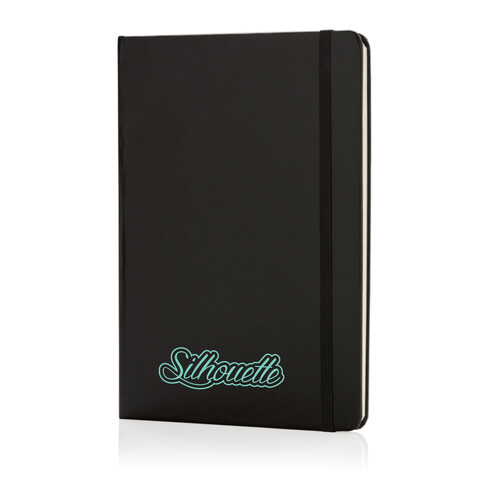 Basic Hardcover Notizbuch A5 schwarz bedrucken, Art.-Nr. P773.211 Basic Hardcover Notizbuch A5 schwarz bedrucken, Art.-Nr. P773.211