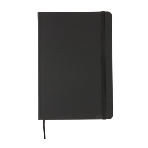 Standard A5 Notizbuch mit PU-Hardcover schwarz bedrucken, Art.-Nr. P773.241