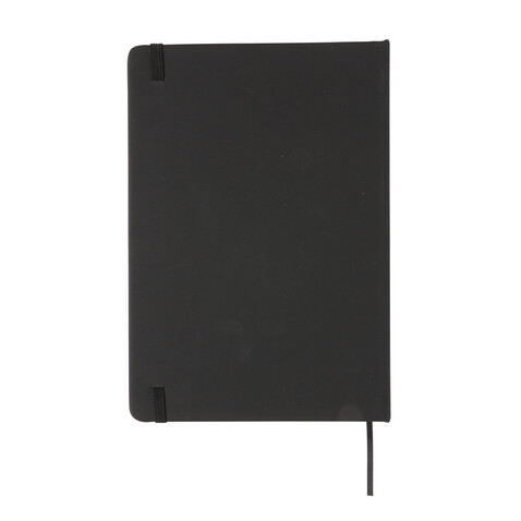 Standard A5 Notizbuch mit PU-Hardcover schwarz bedrucken, Art.-Nr. P773.241