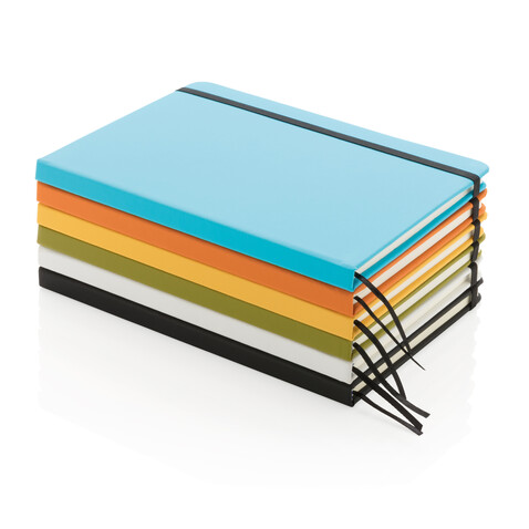 Standard A5 Notizbuch mit PU-Hardcover schwarz bedrucken, Art.-Nr. P773.241